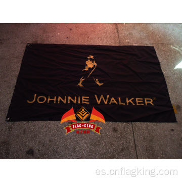Bandera de Johnnie Walker 100% poliéster 90 CM * 150 CM Bandera de Johnnie Walker